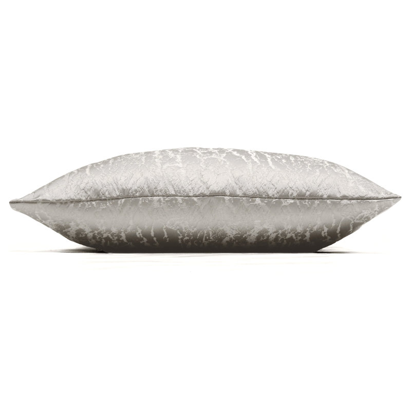 Kendleton Metallic Feather Filled Cushion, Light Brown, Feather