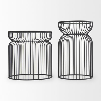 Tables gigognes en verre