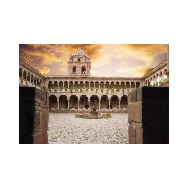 Ancient Building by Glauco Meneghelli - Wrapped Canvas Print, 66.04cm H x 101.6cm W x 1.905cm D