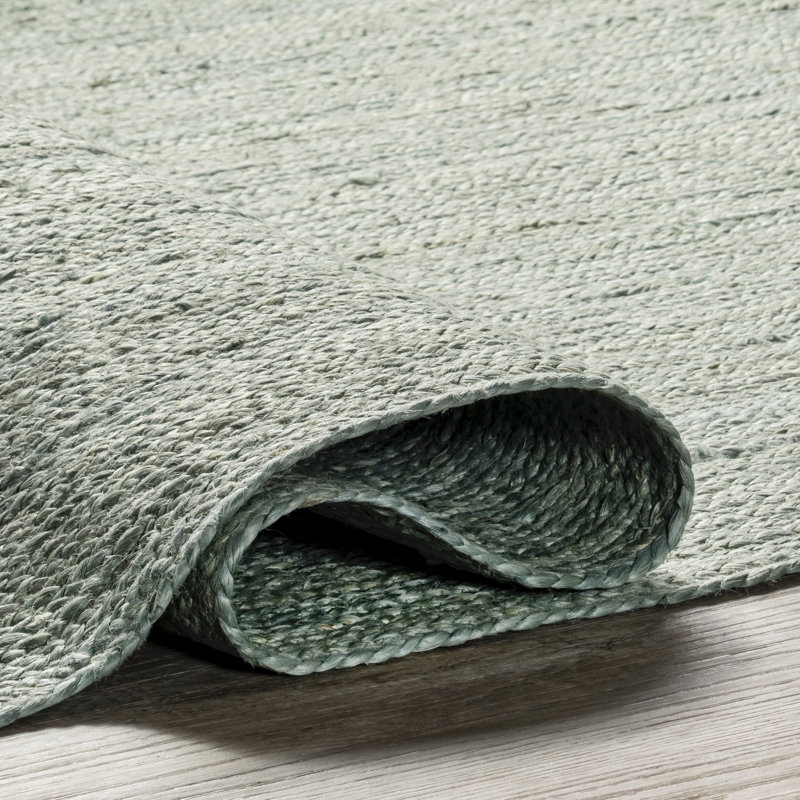 Rigo Hand Woven Farmhouse Jute Area Rug, Runner 2' 6" x 6'