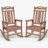 Outdoor Patio HDPE Rocking Adirondack Chair-930783643