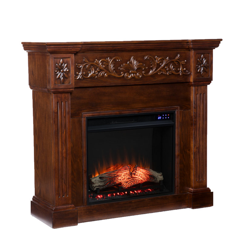Norcott 44.5'' W Electric Fireplace, Espresso