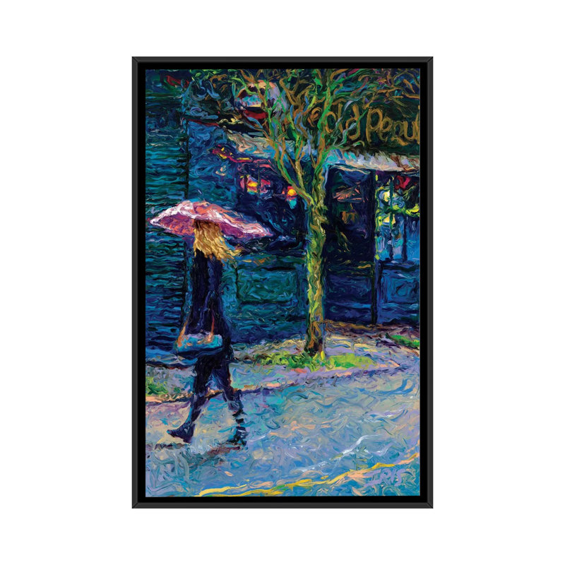 Iris Scott - Old Pequliar, reproduction d'art sur toile tendue, H 26 po x l 18 po x P 1,5 po, Toile encadrée noire