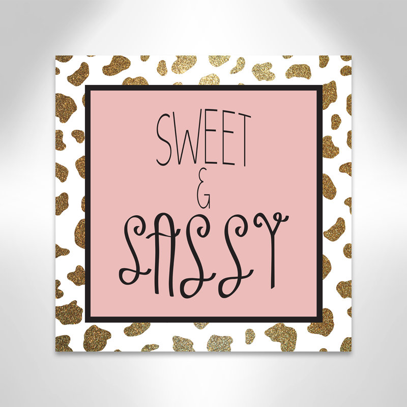 Sassy 2, H 24 po x l 24 po x P 1,5 po, Toile