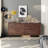Simple Black Walnut Multi-Function Sideboard