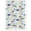 Rideau de douche simple Mod Dinosaur