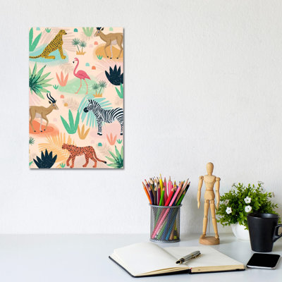 Everyday Jungle Savannah Iii by Lisa Whitebutton - Wrapped Canvas Gallery-Wrapped Canvas Giclée