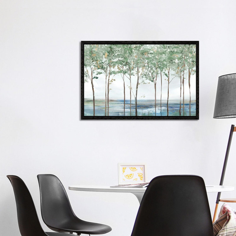 Forest Peak by Isabelle Z - Painting on Canvas, Black Framed, 101.6 cm H x 66.04 cm W