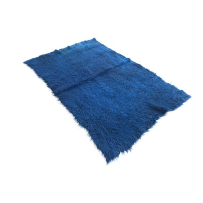 Tapis bleu foncé Nestor