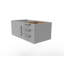Base de meuble-lavabo simple 35 po fixée au mur seulement-78724999