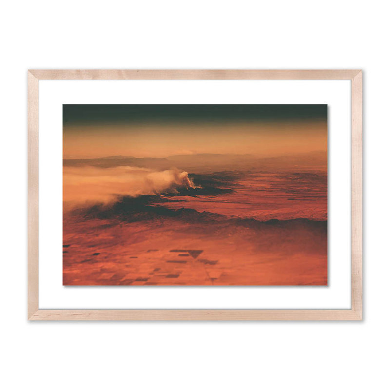Storm, Arizona Print by Riley Ryan-Wood, 18" H x 24" W x 1.5" D, Natural
