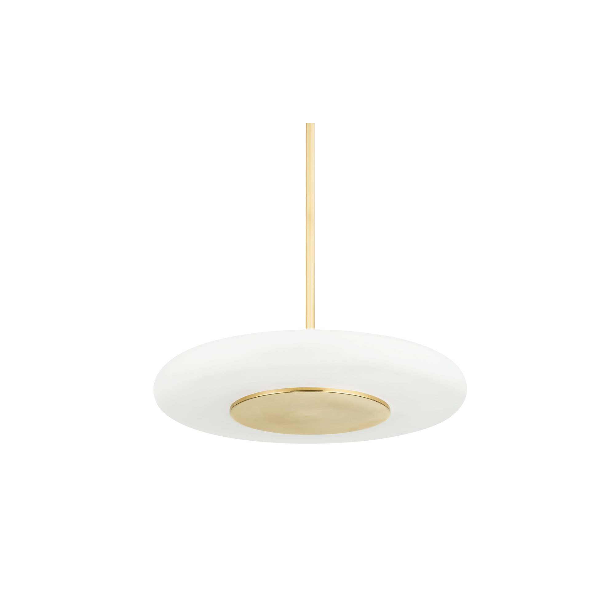 Blyford Pendant by PEMBROOKE & IVES, Aged Brass, 7.75" H x 20.75" W x 20.75" D
