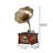 Retro Brown Record Player with Bluetooth Speaker Integrated Phonograph and CD Playback