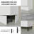 Hokku Designs Compact Garage and Utility Room Storage Set 78 Inch Base Cabinet with 3 Drawers and 4 Doors Utility Bench Wooden Organization Unit - White