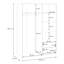 ORKNEY 2 Door Manufactured Wood Wardrobe