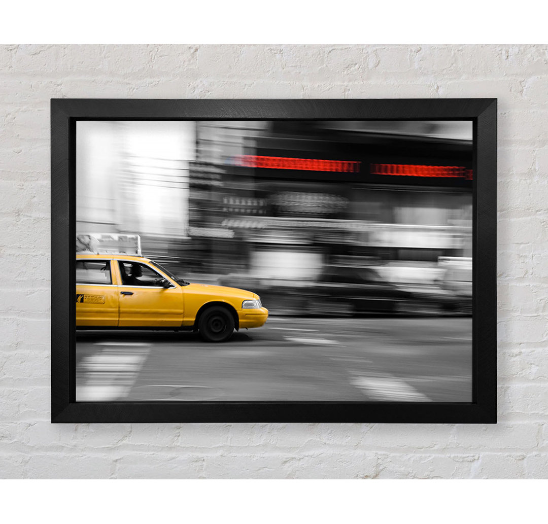 Movement Of The Yellow Cab - Einzelne Bilderrahmen Kunstdrucke