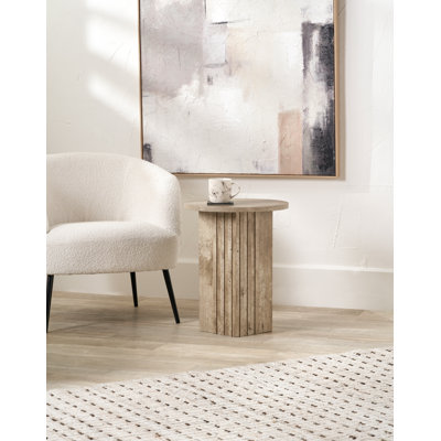 Eliam Pedestal End Table