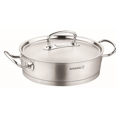 YBM Home Korkmaz 3 Quarts Stainless Steel Stock Pot