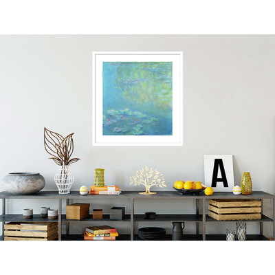 «Waterlilies» par Claude Monet, impression giclée encadrée