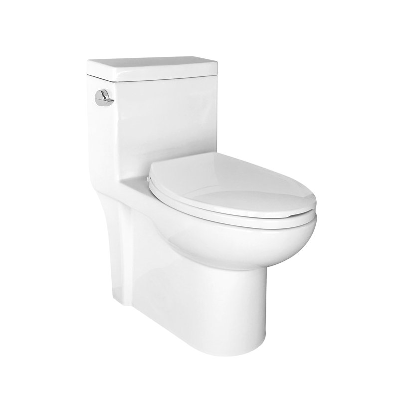 Toilette allongée une pièce 1,28 GPF (économe en eau) (siège inclus)