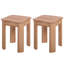 Schneck Solid Wood Accent Stool