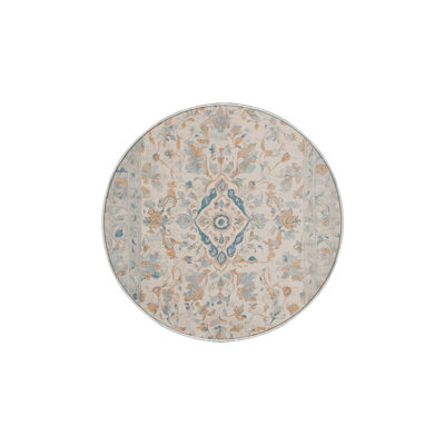 Machine Washable Beige Area Rug