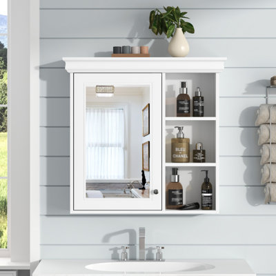 Armoire à pharmacie de salle de bain avec miroir
