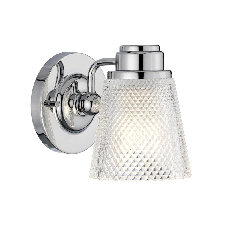 John-Ross 1 Light Vanity in Polished Chrome
