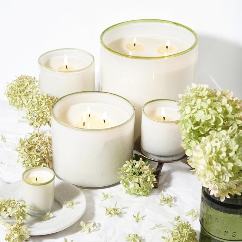Feu de Bois Scented Jar Candle, 3" H x 3" W x 3" D