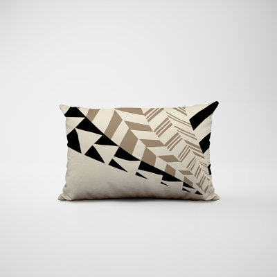 Housse et insert de coussin rectangulaire intérieur / extérieur en mélange de polyester / polyester Ikom