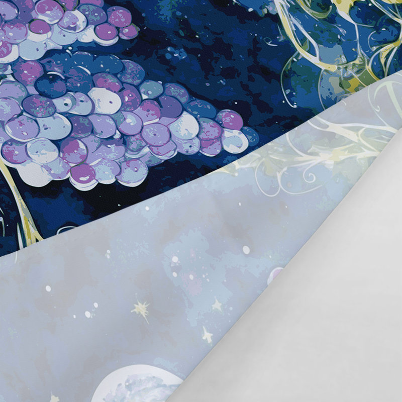 Tapisserie murale «Fruit Grape Moon Drops», 51 po x 60 po