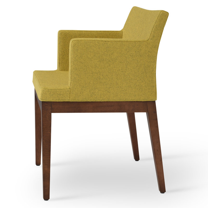 Fauteuil l 22 po Soho, Noyer, Gris foncé