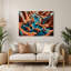 «Southwestern Animals», art mural noir en métal Koi Fish 32-717583529