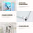 Brottar Display Cabinet With Glass Door, Curio Cabinet With 3 Color Light For Collectibles, Display Case With Adjustable Glass Shelves, Human Body Sensor, Multi-functional Storage Cabinet, White-1496384606