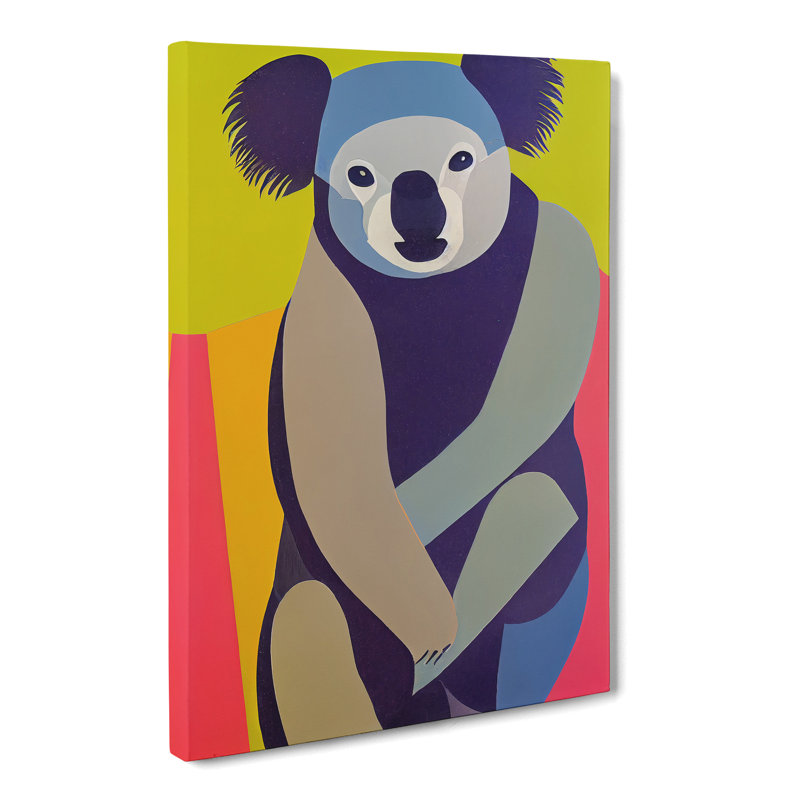Goodlow Koala Bear Abstract Vol.2 - Wrapped Canvas, 60cm H x 40cm W x 3cm D