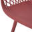 Poppy Chair Outdoor Chairs: Weather-, Stable, Red Polypropylene, 23.2 In.d X 21 In.w 32 In.h, Modern Vibe Chair: Minimalist-170518269