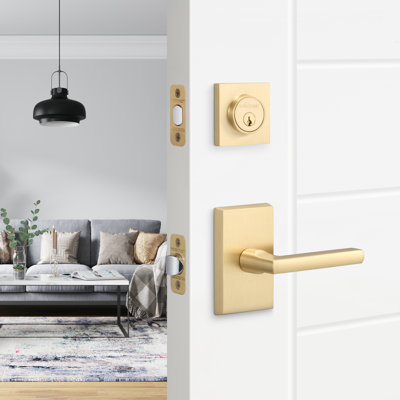 Logan Passage Lever with Deadbolt