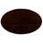42'' Oval Wood Coffee Table For Living Room, 2-Tier Solid Wood Cocktail Table With Open Storage Shelf-573975861