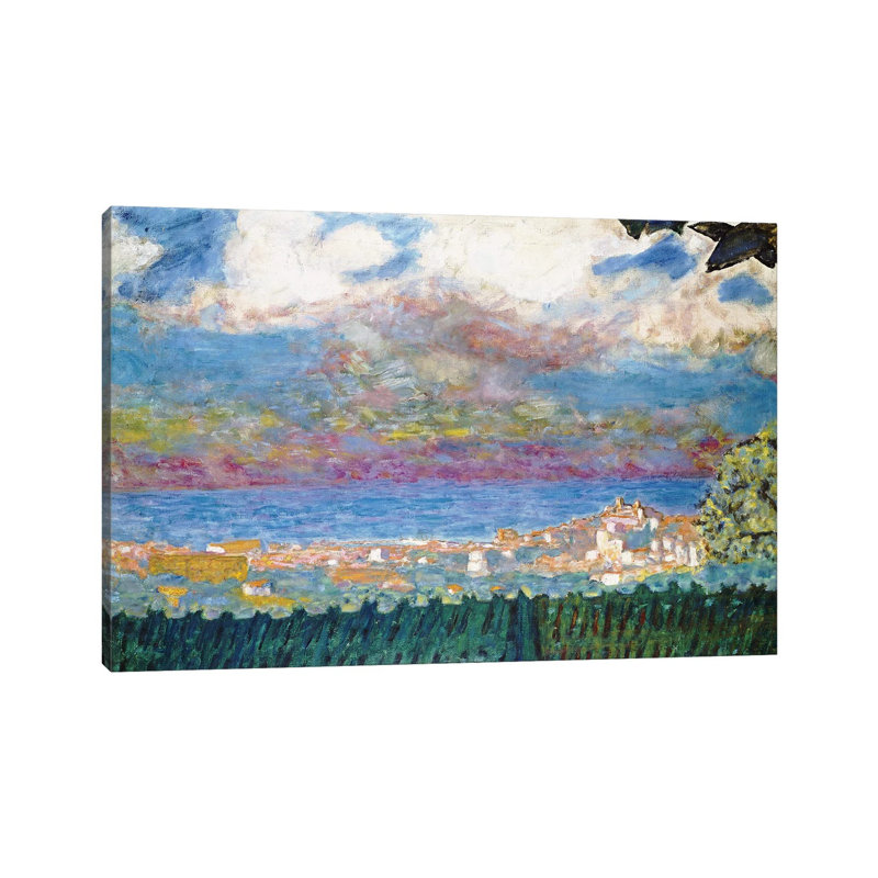 Stormy Sky over Cannes, 1945 1 Piece Wrapped Canvas Painting, 20.32cm H x 30.48cm W x 1.905cm D