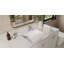 Badeloft 19.7" x 16.5" Stone Resin Undermount Ramp Bathroom Sink UB-04-M-G in Glossy White-71992042