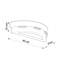 Helios Ceramic Flush Mounted Sconce