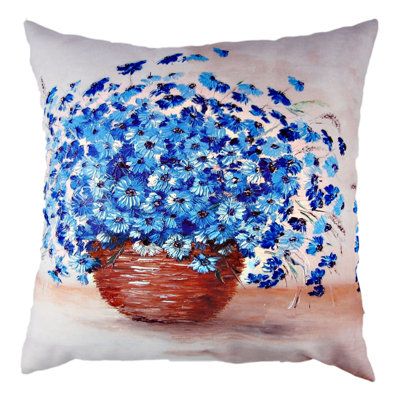 Hostim Cotton/Polyester Throw Square Pillow Cover & Insert