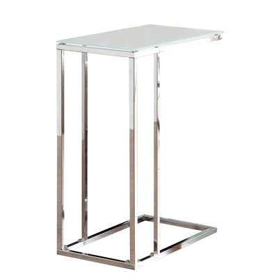 Yestin Glass Top End Table
