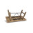 Aya Pine Solid Wood Top Dining Table-1465575976