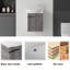 Ensemble de meuble-lavabo mural 16 po avec lavabo et portes à fermeture en douceur pour petites salles de bain-133396995