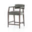Tyler Upholstered Stool with Solid Wood Frame-129003262