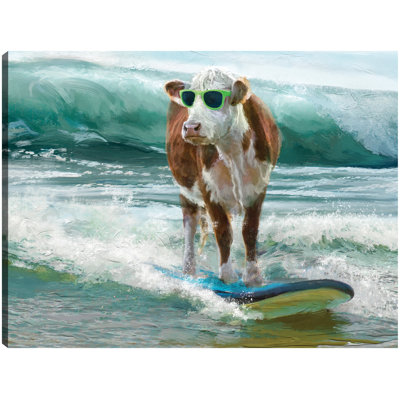 Surf & Turf by Studio Arts Canvas Art Print
