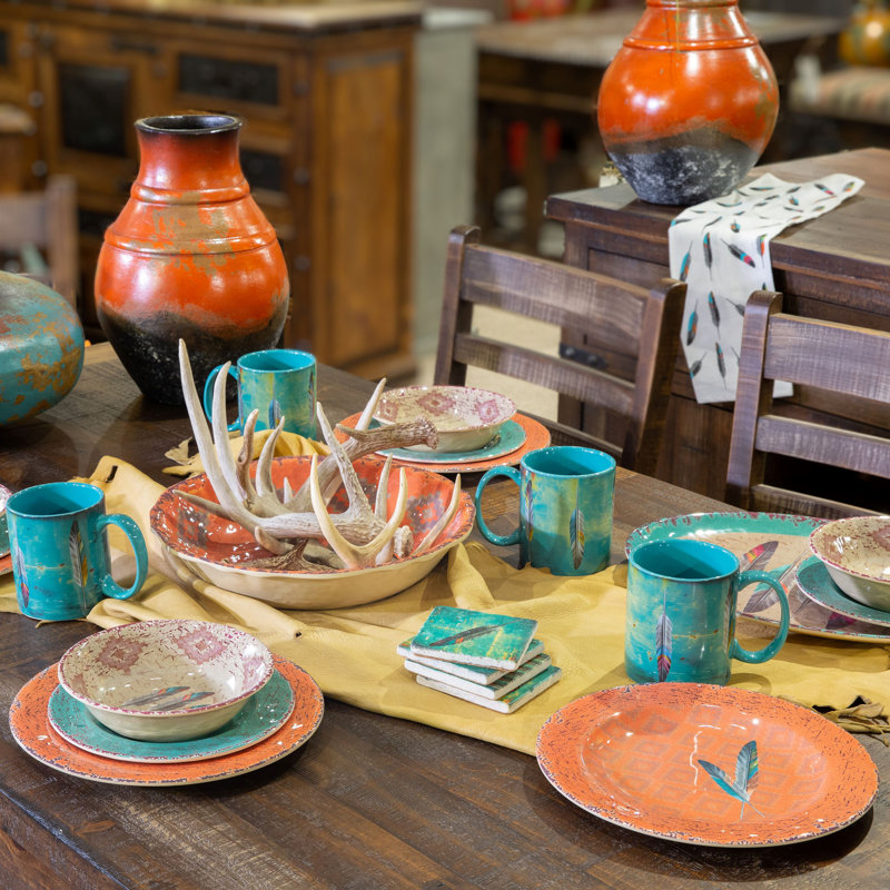Feather Melamine Dinner Plate
