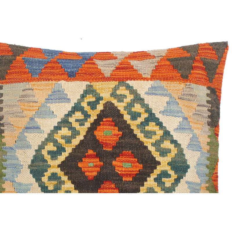 Housse et insert de coussin en laine tissé à la main