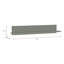 Chadwic Minimalistic wall mounted shelf for decorative display, engineered wood, 154 cm W x 25.6 cm H x 21.2 cm D-962375653